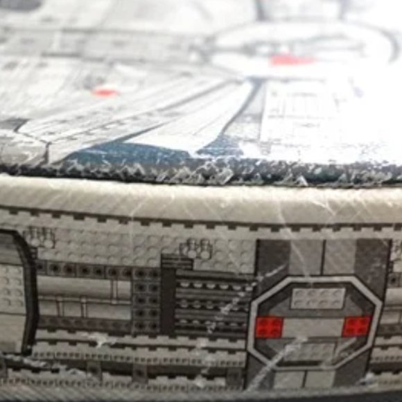 Lego Star Wars Mini Figure Display Case Soft Side Zip Close Gray And Bla… - Picture 2 of 6